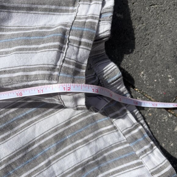Bryn Walker Linen Wide Leg Ella Pants Women's Small Striped Cropped Summer USA - Picture 9 of 10